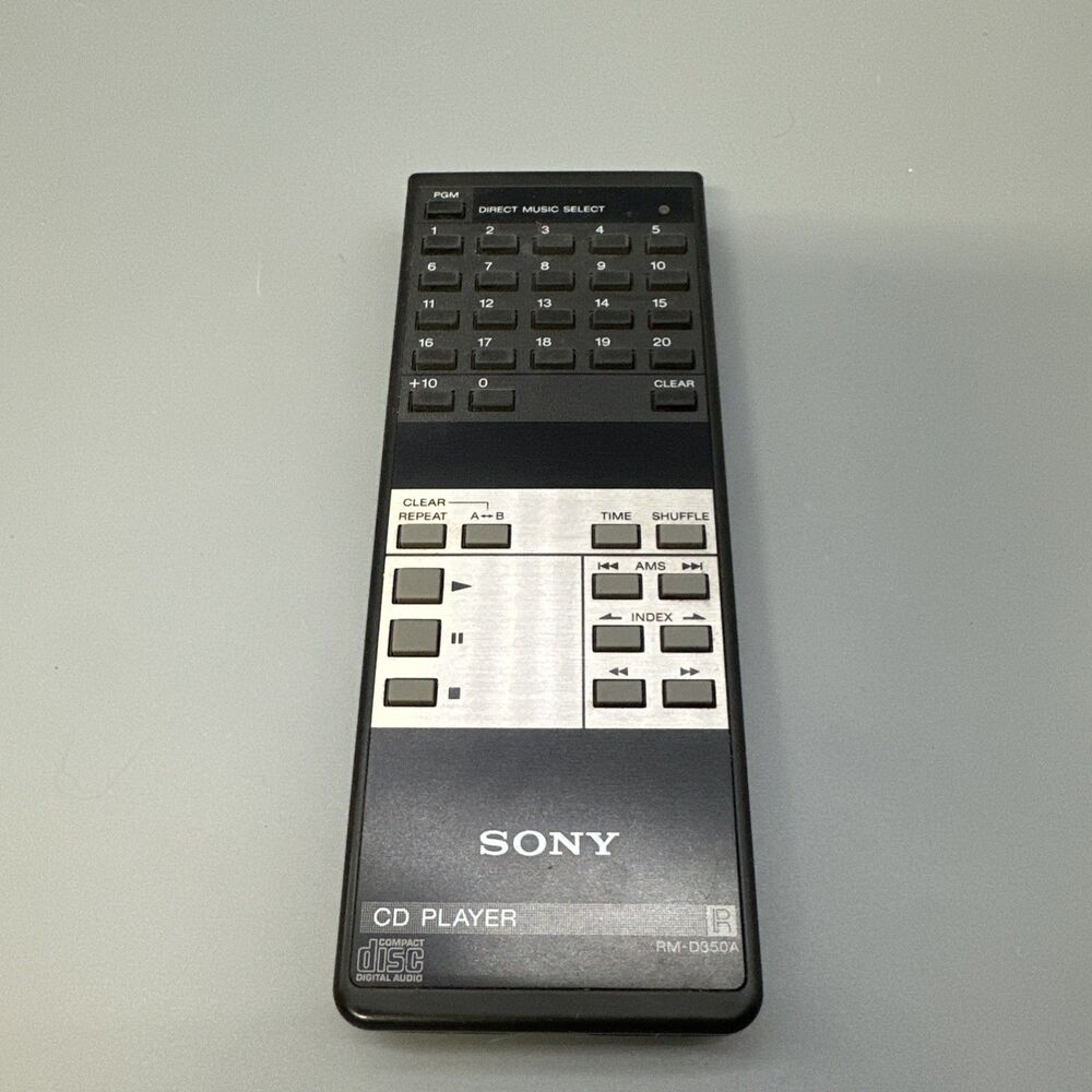 Sony RM-D350A Remote Control, OEM for CD Players CDP222ESD CDP505ESD CDP910